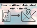 How to Add Animated GIF to Gmail Email || how to attach gif to email