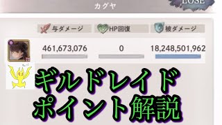 【メメントモリ】カグヤ、夢幻のギルドレイド、ポイント解説【メメモリ】