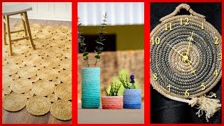 20 IDEIAS CRIATIVAS COM CORDA DE SISAL #2 - Eduardo Wizard