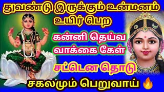 துவண்டு இருக்கும் உன் மனம் உயிர் பெற நான் சொல்வதை உடனே கேள்🔥/ #அம்மன் #amman