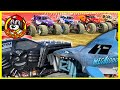 Monster Jam Toys - FREESTYLE SHOW! (ft. Megalodon, Max D, Zombie & Dalmatian Galaxy REAL HIGHLIGHTS)