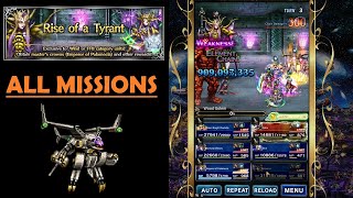 FFBE - Rise of a Tyrant (LV4 All Missions)