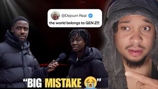 Dej React to I Asked Gen Z Easy Questions. BIG MISTAKE.