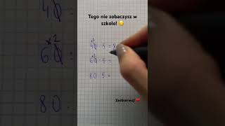 Tego sposobu nie poznasz w szkole!  #matematyka #korepetycje #matura #egzaminósmoklasistymatematyka