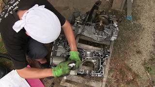 BMW R1100RS Engine Assembly Part 1