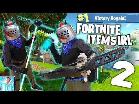 Fortnite Items Irl Part 2 How To Make Med Kit Pickaxe - 