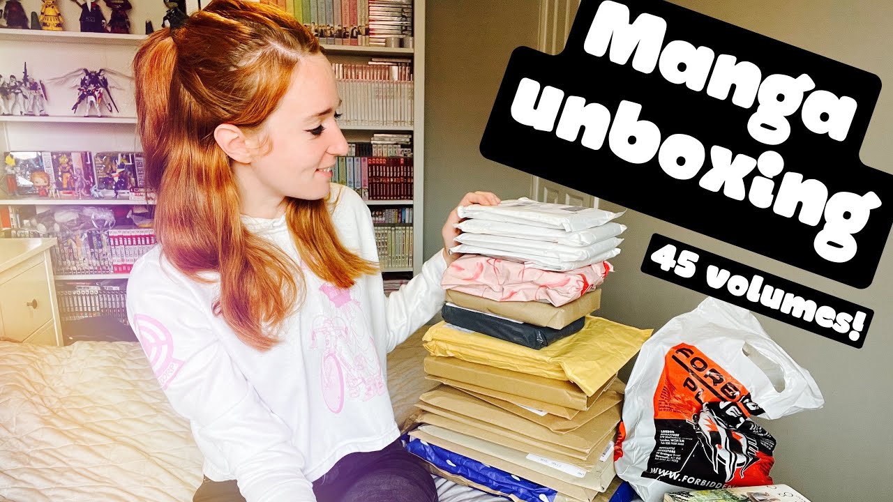 Manga Unboxing And Haul 45 Volumes! - YouTube