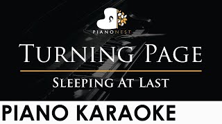 Sleeping At Last - Turning Page - Piano Karaoke Instrumental Cover with Lyrics