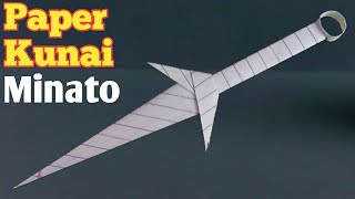 How To Make a Paper Kunai ( Making Kunai From Paper )