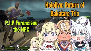 Random Bakatare Trio Left 4 Dead 2 Bullsh*ttery | Fubuki Flare Watame [Hololive / Eng Sub]