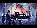 🔴Beautiful Piano Music LIVE 24/7: Instrumental Music for Relaxation, Study, Stress Relief 🔴Beautiful Piano Music LIVE 24/7: Instrumental Music for Relaxation, Study, Stress Relief