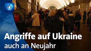 Auch in Neujahrsnacht russische Drohnenangriffe in der Ukraine