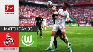 1. FC Köln - VfL Wolfsburg 0-1 | Highlights | Matchday 33 – Bundesliga 2021/22