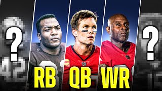 Who's the GOAT at every position in NFL? #nfl