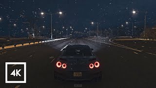Ø𝐧𝐞𝐡𝐞𝐚𝐫𝐭 & 𝐑𝐞𝐢𝐝𝐞𝐧𝐬𝐡𝐢 - 𝐒𝐧𝐨𝐰𝐟𝐚𝐥𝐥 (𝐬𝐥𝐨𝐰𝐞𝐝) | 1 Hour Loop | Night Drive | Nissan GTR R35 #nightdrive