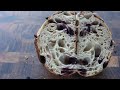 天然酵种蓝莓面包 无油无糖 做出甜品味道 blueberry sourdough bread