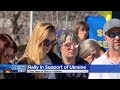 rally for ukrainians held at capitol building as war marks 1 year since russia invade