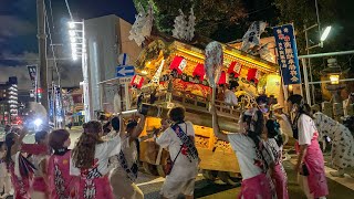 R4.7.22 守口 高瀬地車保存会(世木) 太鼓枠・だんじり 高瀬神社夏祭り 2022/07/22(金)