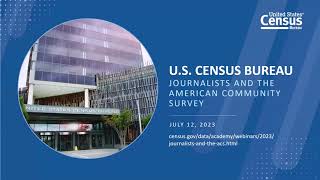 Journalists and The American Community Survey