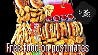 🍔HOW TO GET FREE FOOD ON POSTMATES🍕🌮
