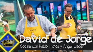 David de Jorge debuta como cocinero en el programa y reta a Pablo Motos - El Hormiguero