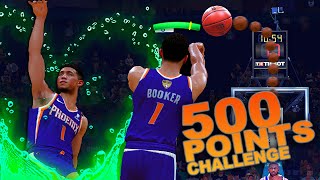 DEVIN BOOKER Goes For 500 POINTS In NBA 2K21.. 100 FULL COURT SHOTS In The FINALS!?