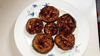 Baingan Bhaja,Bengali Traditional Begun Bhaja Recipe | Begun Recipe by Juthir Rannagor