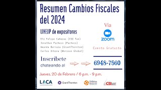 Cambios en la Fiscalidad del Año 2024