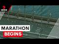 The Sydney Marathon commences with over 40-thousand set to finish at the opera house | 7NEWS