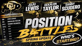 Colorado Offensive Depth Chart UPDATE… Position Battles Are HEATING UP