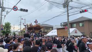 岸和田だんじり祭2022(9月祭礼) 疎開道 中北町