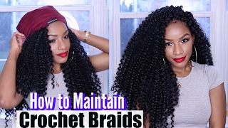 MY CROCHET BRAIDS ROUTINE | 4 Tips on How to Maintain Crochet Braids