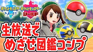 生放送でガラル図鑑完成を目指せ!!まずはワイルドエリア!?ガラル地方で生放送【ポケットモンスター ソード・シールド】