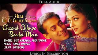 Chand Chhupa Badal Mein Full Song | Udit Narayan, Alka Yagnik | Salman Khan, Aishwarya Rai