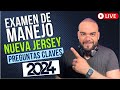 EXAMEN TEORICO DE MANEJO NEW JERSEY 2024 I Aprobarás con estas preguntas