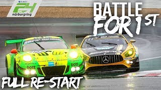 Full Battle for Position 1 after Re-Start | ADAC Zurich 24h-Race 2018