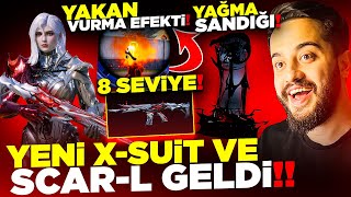 8 SEVİYE SCAR-L FULLEDİK! ALEV ATIYOR! ENFEKSİYON NİHAİ SETİ ALDIK! PUBG Mobile