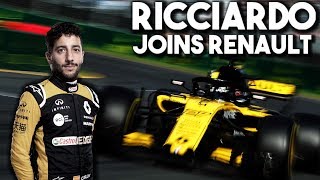 Ricciardo Joins Renault for 2019