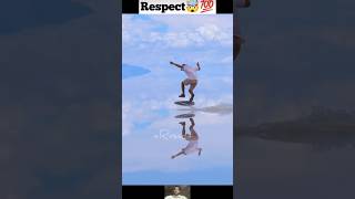 Respect😱💯|| Snow skate #shorts #respect