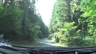 (mikayama00)早池峰山　河原の坊登山口駐車場から道の駅はやちね　までの道路の様子