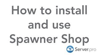 How to Setup SpawnerShop - Minecraft Java