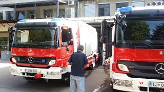 Fire trucks of GB Ljubljana