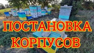 ПОСТАНОВКА КОРПУСОВ ПОД МЕД И НЕ ТОЛЬКО 22.07.2020г 🍯👸💗)))