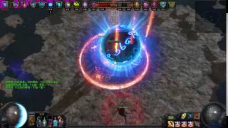 PoE 2.6 Pathfinder discharge with Cospri T17 Shaper 3 second kill 追獵 旋解 貧血冰劍 T17第3階段3秒打完!