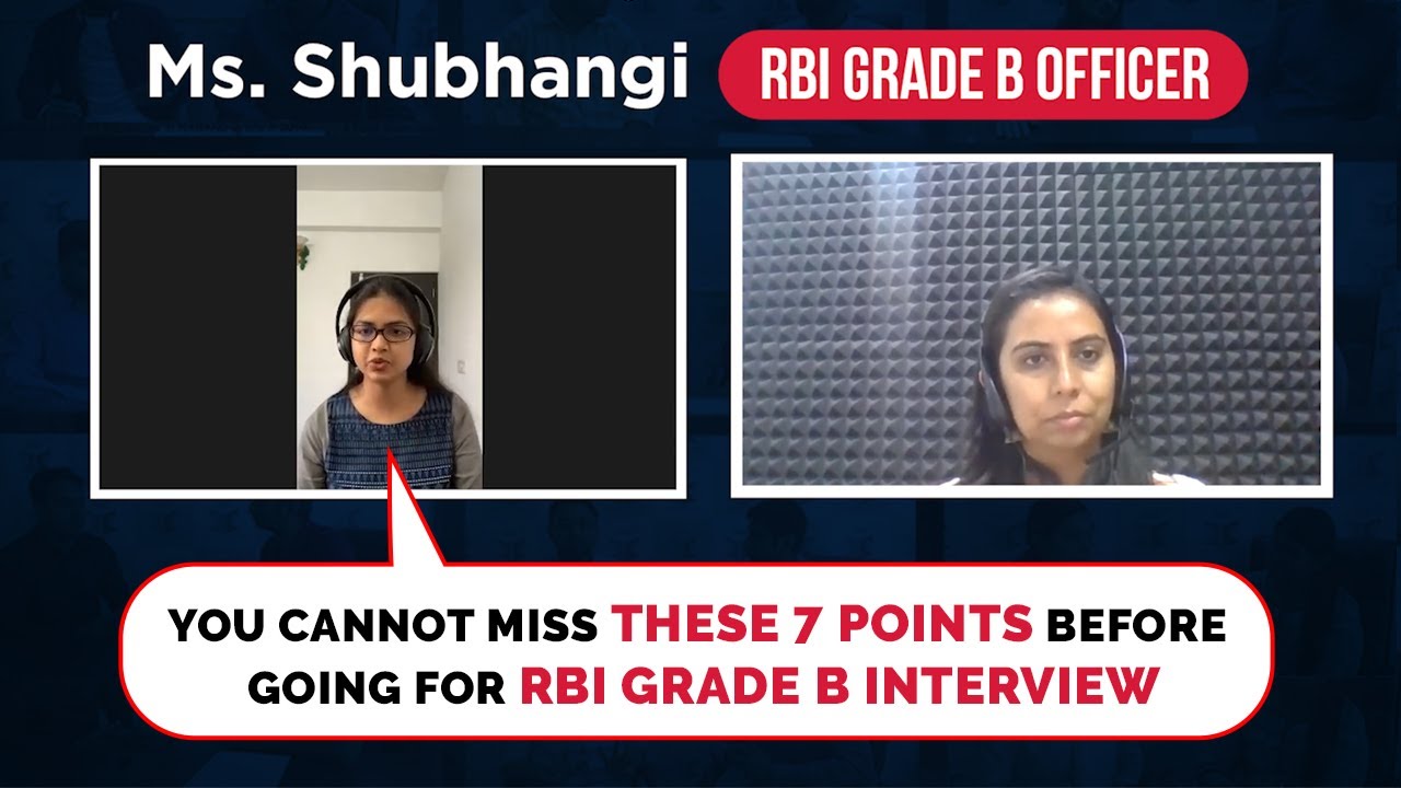 RBI Grade B Interview Guidance | How To Prepare For RBI Interview ...