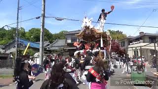 2019.5/5　上高向　ケアセンター~文化園前交差点（高向地区  新天皇即位記念曳行③）