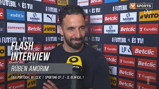 Rúben Amorim: "Vitória significou mais do que três pontos"