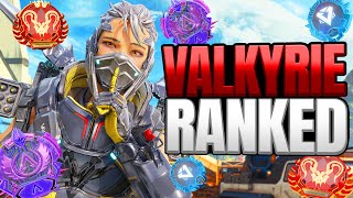 High Level Valkyrie Ranked Gameplay Win - Apex Legends (No Commentary)