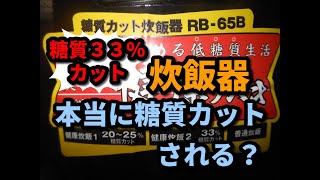 【糖質カット炊飯器】血糖値はカットできた？