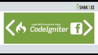 5 setting login with facebook library using codeigniter